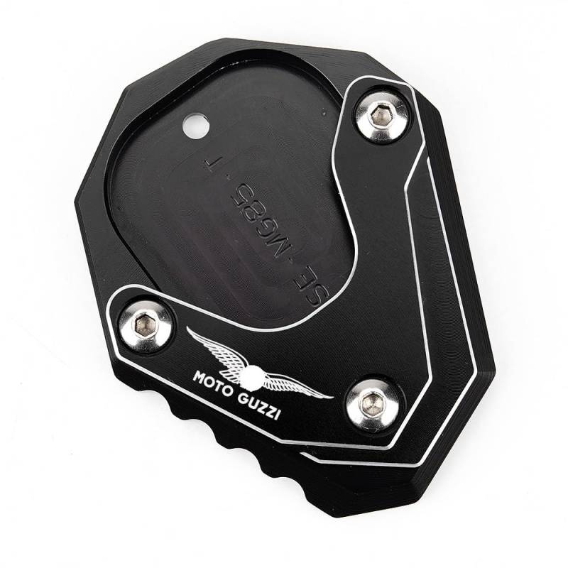 Ständer Seite Stehen Pad Motorrad Kickstand Fuß Seitenständer Verlängerung Pad Und Reifen Ventilkappen Für Moto Guzzi V 85 TT 2020 V85 TT V85TT 2021 von QATKXSLM