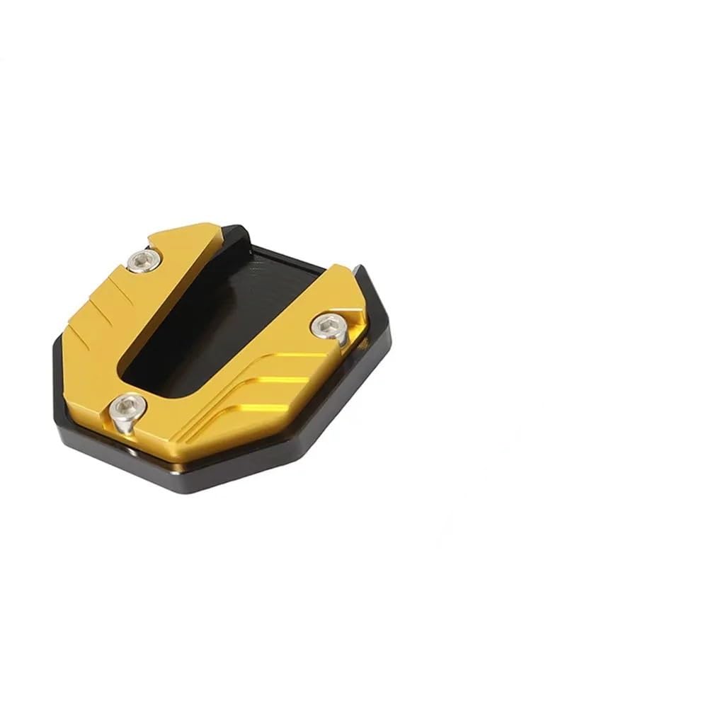 Ständer Seite Stehen Pad Motorrad Kickstand Pad Anti-Rutsch-Vergrößerer Basis Unterstützung Verlängerung Vergrößerer Fuß Pad CNC Aluminium Legierung von QATKXSLM