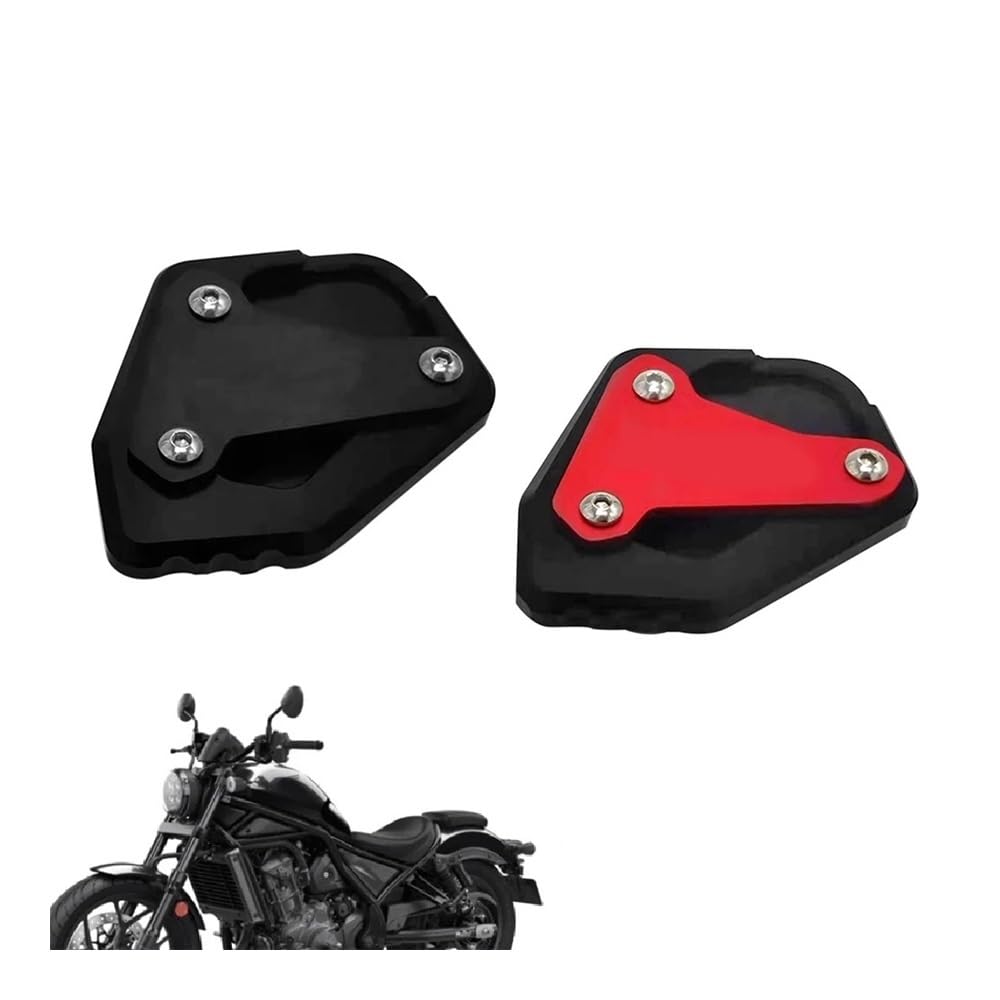 Ständer Seite Stehen Pad Motorrad Seite Halterung Verlängerung Pad Vergrößert Fuß Unterstützung Pad Rahmen Für Hon&da Rebel CM1100 CM1100 2021 von QATKXSLM