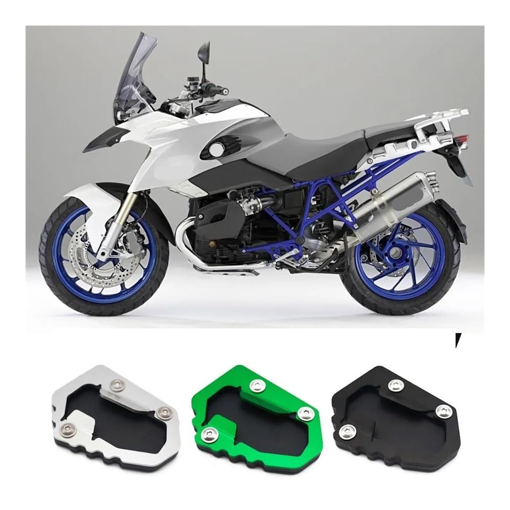 Ständer Seite Stehen Pad Motorrad Ständer Extender Fuß Seite Für B&M&W R1300GS R 1300GS ADV Stehen Verlängerung Pad Unterstützung Platte Anti-Skid Vergrößerte Basis von QATKXSLM