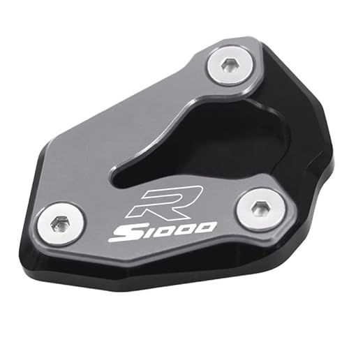 Ständer Seite Stehen Pad Ständer Seitenständer Vergrößerungsplatte Fußvergrößerung Verlängerungspolster Motorrad Für B&M&W S1000R S1000RR S1000 R S1000 RR 2019-2023 von QATKXSLM