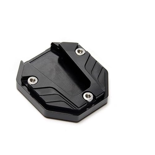 Ständer Seite Stehen Pad Universal Aluminium Legierung Motorrad Fahrrad Ständer Extender Fuß Seite Stehen Verlängerung Pad Unterstützung Platte Anti-Skid Vergrößerte Basis von QATKXSLM