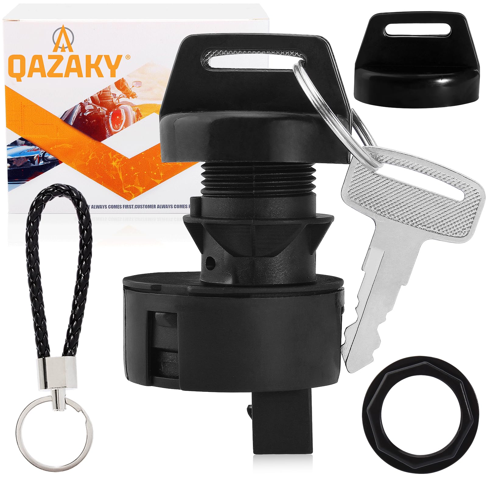 QAZAKY Start Key Lock Schalter Zündschalter Ersatz für Polaris 4012163 4110264 Sportsman 400 500 600 700 Ranger Predator Scrambler Magnum ATP Big Boss Diesel Outlaw Trail Blazer Boss Worker Xpedition von QAZAKY