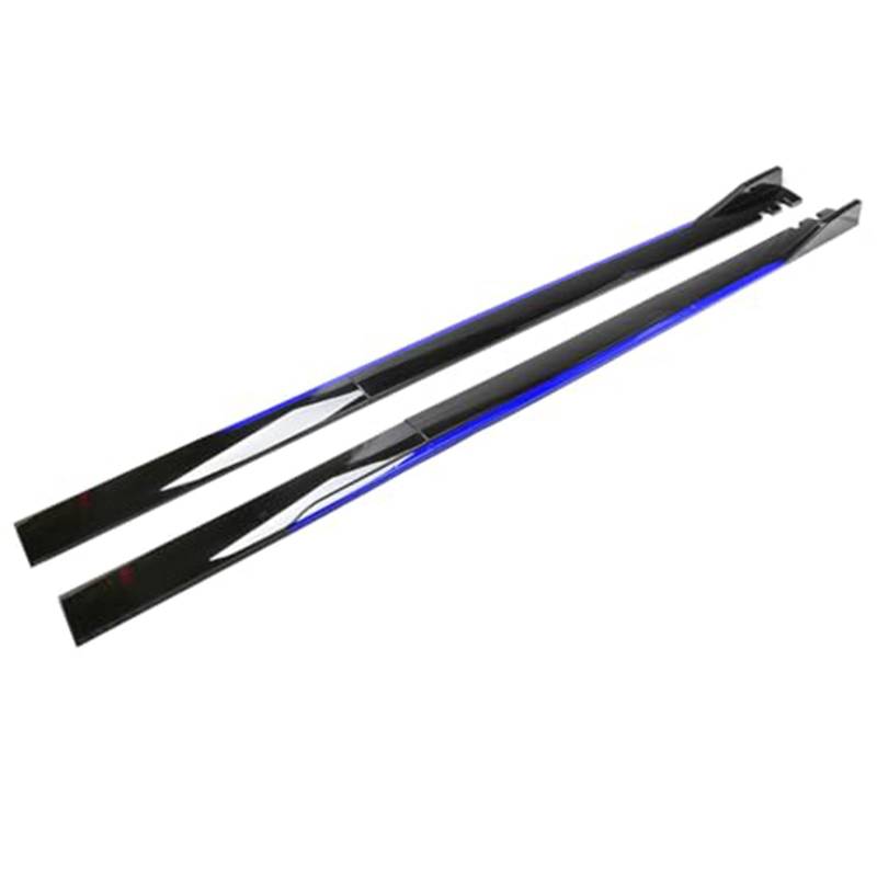 Auto Seitenschweller für Opel Vectra B 1995–2002,Automotive Spoilerlippe Lower Side Bottom Line Extensions Splitter Lip 2.2m Car Winglet Diffusor,A-Blue von QAZCFTBH