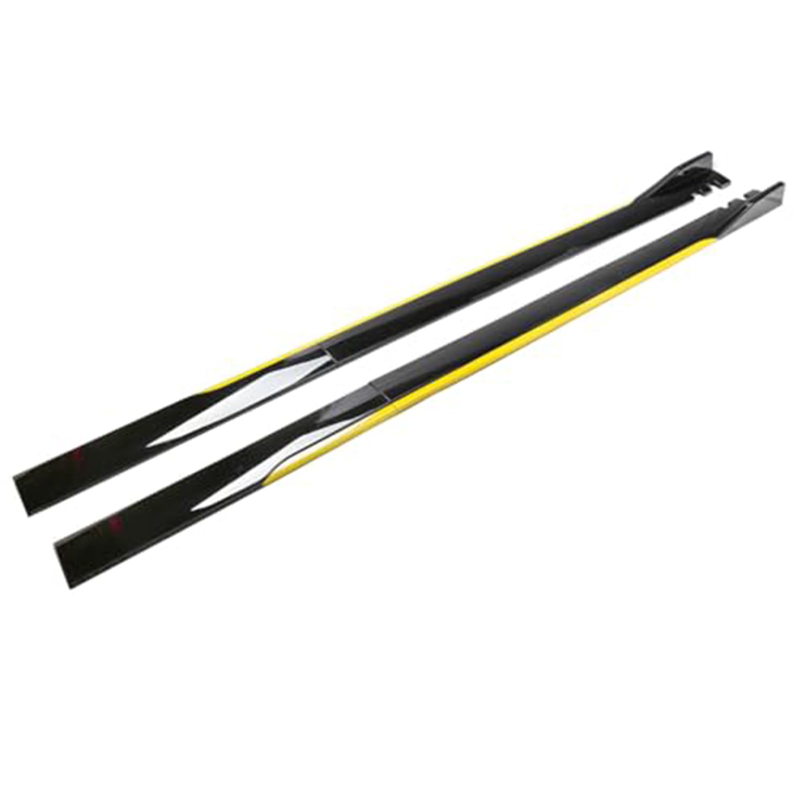 Auto Seitenschweller für Opel Vectra B 1995–2002,Automotive Spoilerlippe Lower Side Bottom Line Extensions Splitter Lip 2.2m Car Winglet Diffusor,A-Yellow von QAZCFTBH