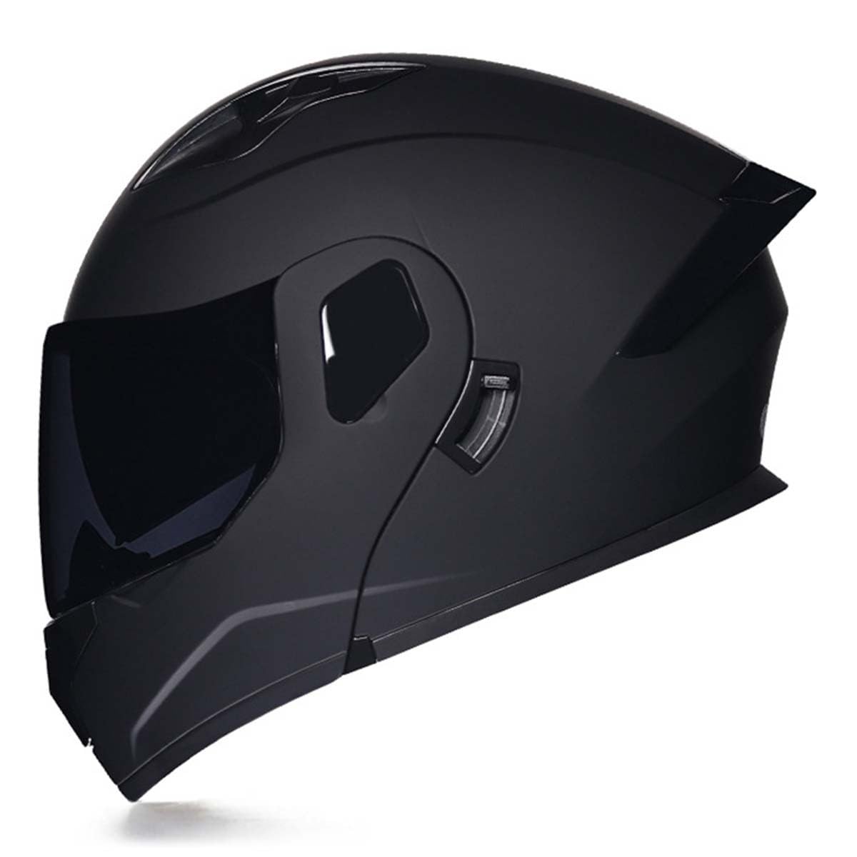 Integralhelm Motorradhelm Klapphelm Erwachsene Sturzhelm Mopedhelm ECE/DOT Zertifiziert Vollvisierhelm Motorrad Helme Mit Doppelvisier Lüftungssystem Für Herren Und Damen 4,L:59-60CM von QAZXCVB