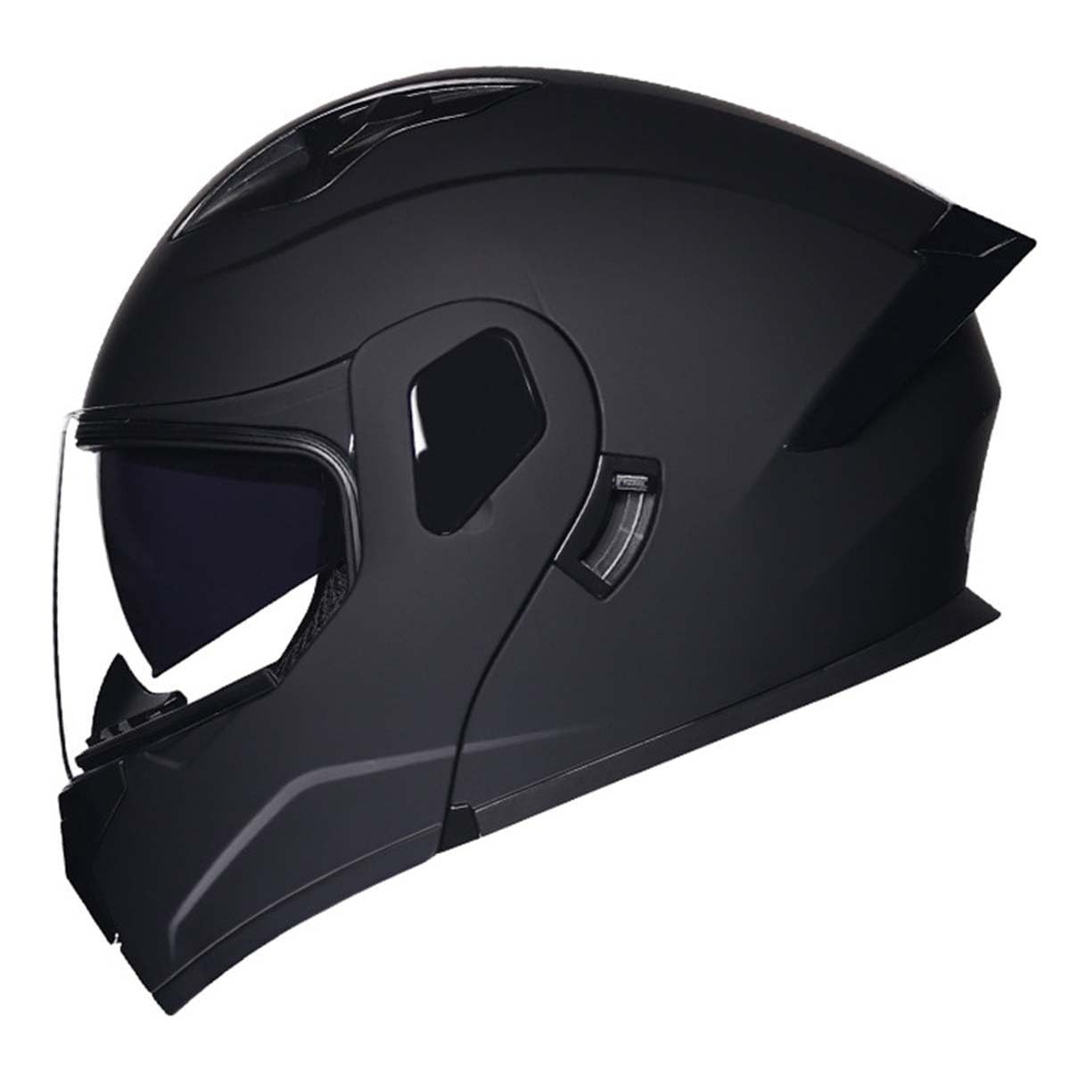 Klapphelm Integralhelm Mit Doppelvisier Integriert Motorradhelm Motorradhelm Motorrad Full Face Helm Klapphelm DOT/ECE Zertifiziert Racing Helm Für Damen Herren 10,XXL:63-64CM von QAZXCVB