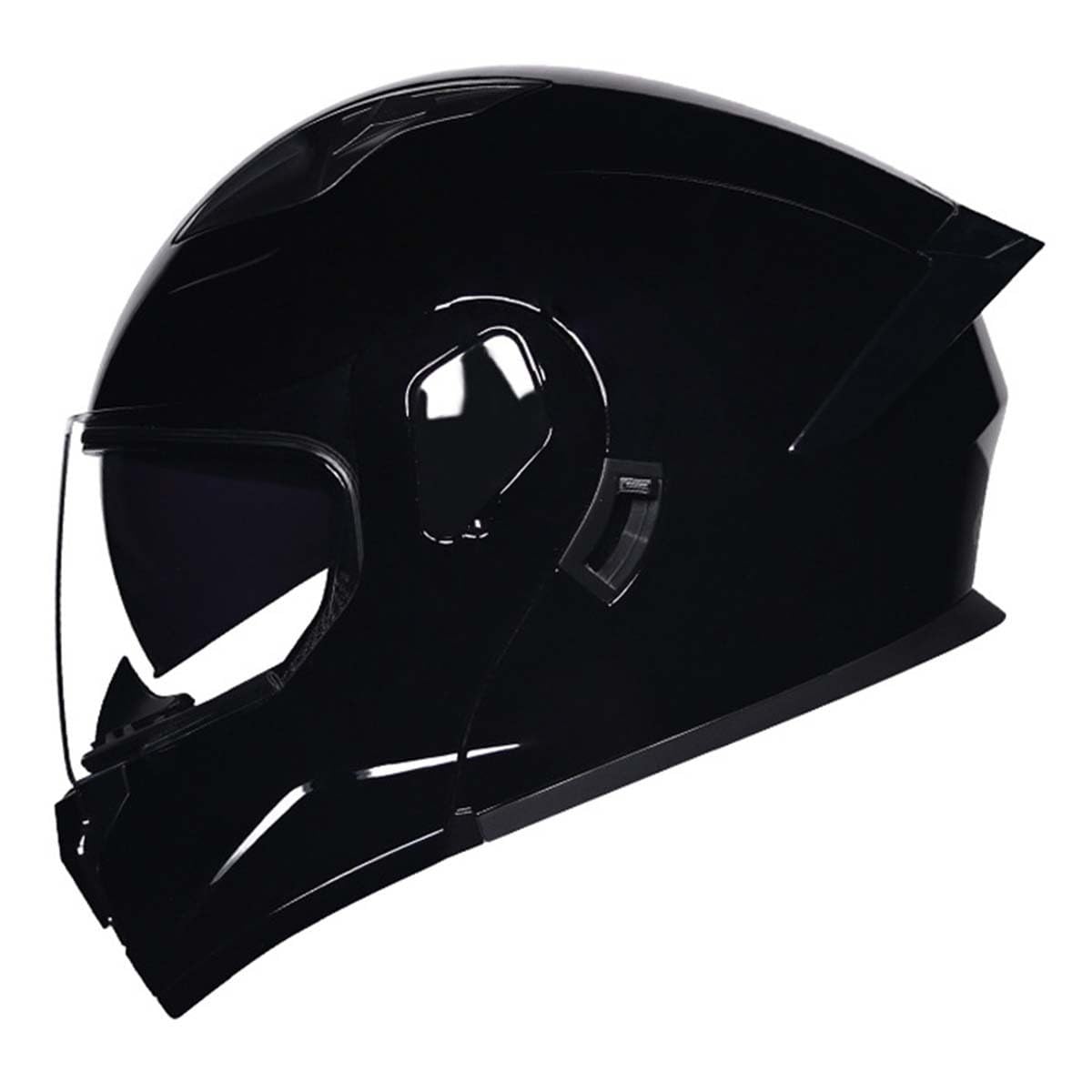 Klapphelm Integralhelm Mit Doppelvisier Integriert Motorradhelm Motorradhelm Motorrad Full Face Helm Klapphelm DOT/ECE Zertifiziert Racing Helm Für Damen Herren 18,M:57-58CM von QAZXCVB