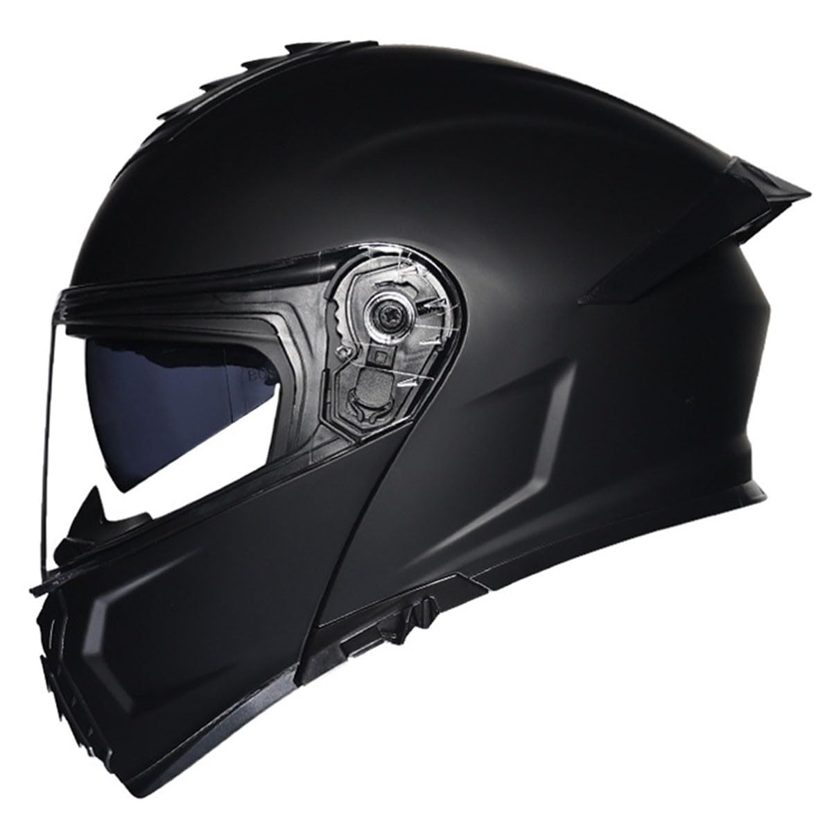 Motorradhelm Integrierter Klapphelm DOT/ECE Zertifiziert Flip Vollvisierhelm Motorrad Schutzhelm Mit Doppelvisier Integralhelm Motocross Helm Für Männer Und Frauen 4,XL:61-62CM von QAZXCVB