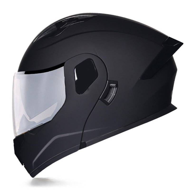 Motorradhelm Klapphelm Integralhelm DOT/ECE-Zugelassener Flip Vollvisierhelm Motocross Helm Mit Doppelvisier Modularer Helm Für Erwachsene Männer Und Frauen 4,XL:61-62CM von QAZXCVB