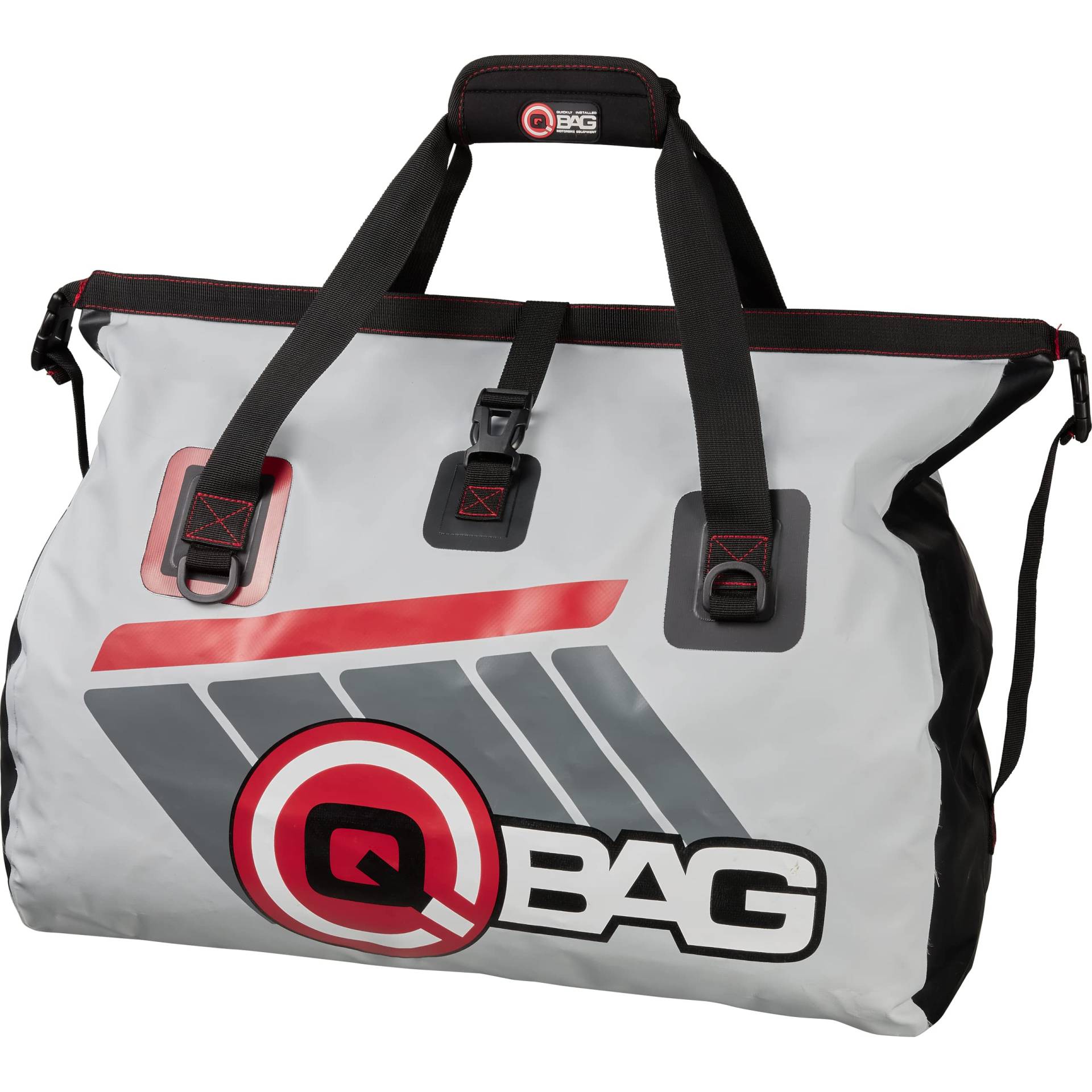 QBag Hecktasche/Gepäckrolle - Wasserdicht, 50 Liter - Grau/Schwarz von QBAG