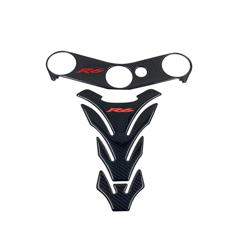 Motorrad Tankschutz Pad Aufkleber Carbon Look Motorrad Tank Pad Schutz Aufkleber Fall Für YAM&AHA YZF600 YZF-R6 R6S R6 Tank Pad Decals von QBCFDNTPS