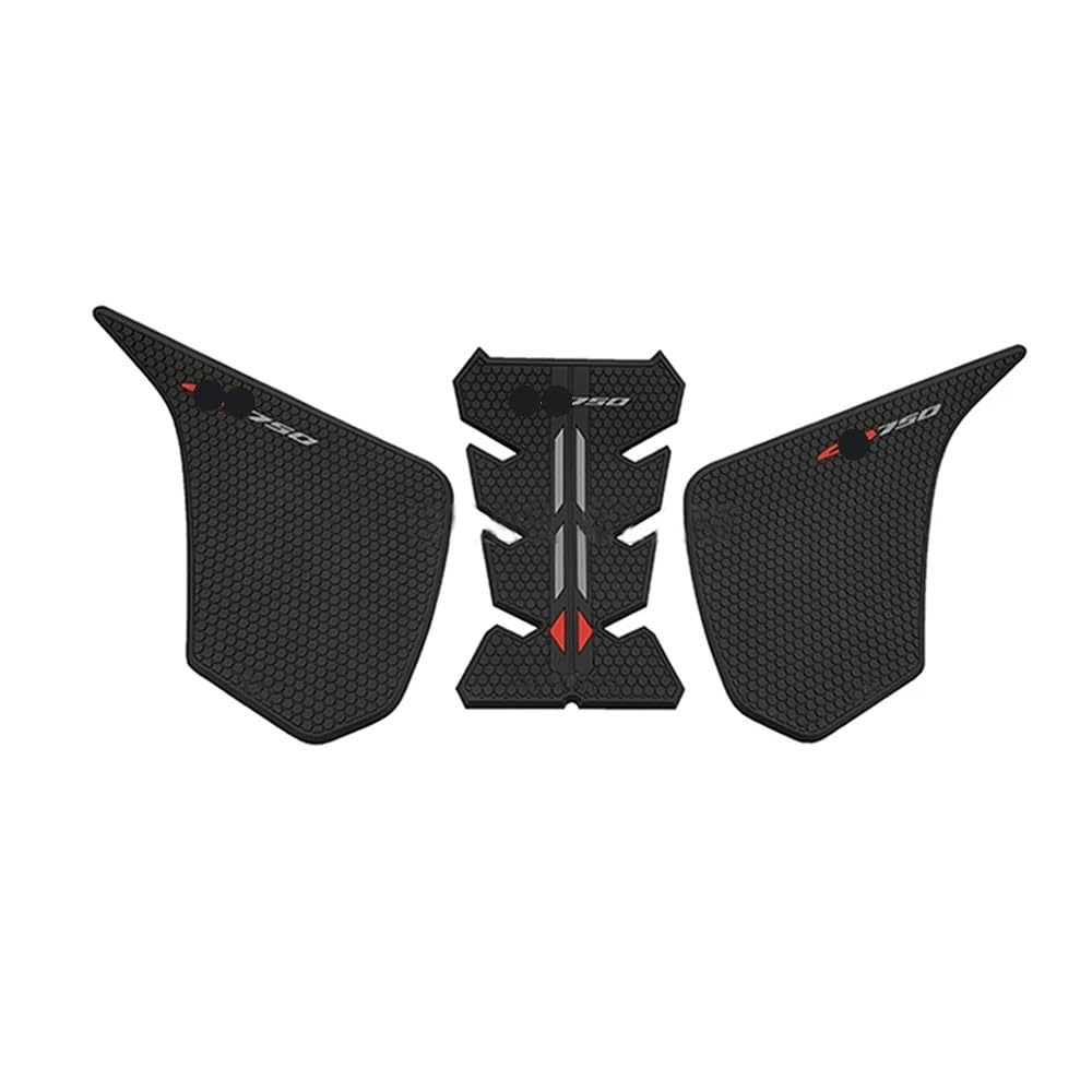 Motorrad Kraftstoff Tank Pads FÜR Ho&nd&a CB750 Hornet Motorrad Anti-Rutsch-Tankpad-Aufkleber Schutz Kniegriff Kraftstofftank Seitenaufkleber Modell 2023 von QBDURMGK