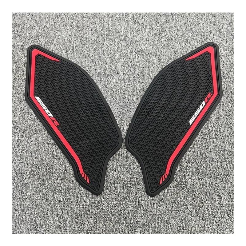 Motorrad Kraftstoff Tank Pads Für Ho&nda CBR650R CB650R 2019-2023 Motorrad Tank Traction Pad Side Gas Knie Grip Schutz Aufkleber Protector von QBDURMGK