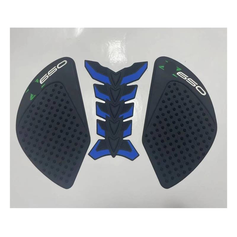 Motorrad Kraftstoff Tank Pads Für Ka&wasaki Z650 Z 650 NINJA650 Motorrad-Tank-Aufkleber-Pad rutschfeste Seitenkraftstoff-Gummi-wasserdichte Aufkleber von QBDURMGK