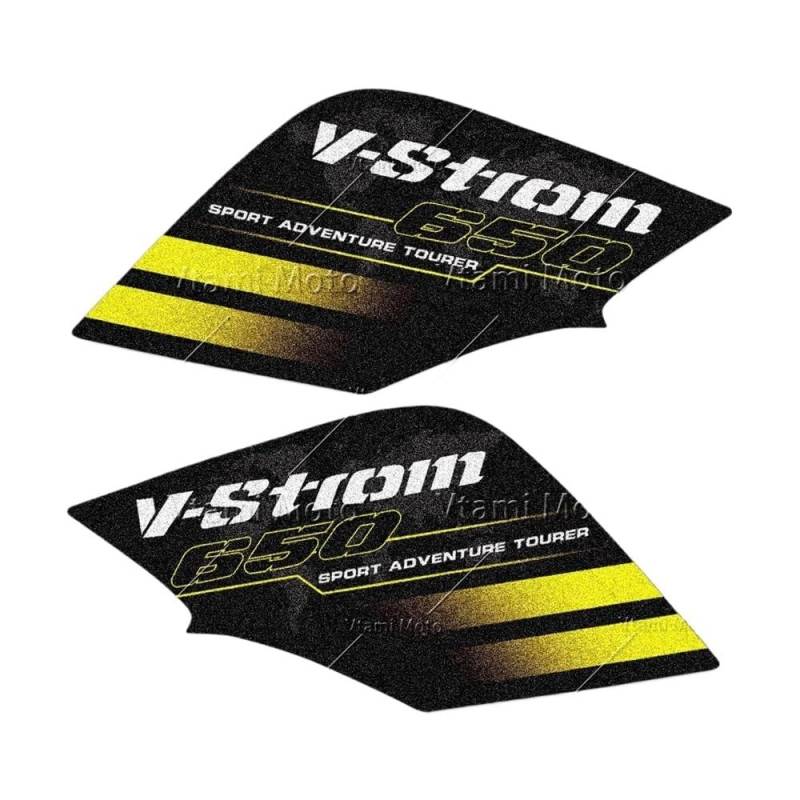 Motorrad Kraftstoff Tank Pads Für Vstrom 650 DL650 XT 650XT Motorrad Kraftstoff Tank Pad Aufkleber Tank Seite Schutz Aufkleber 2017-2024 2023 von QBDURMGK