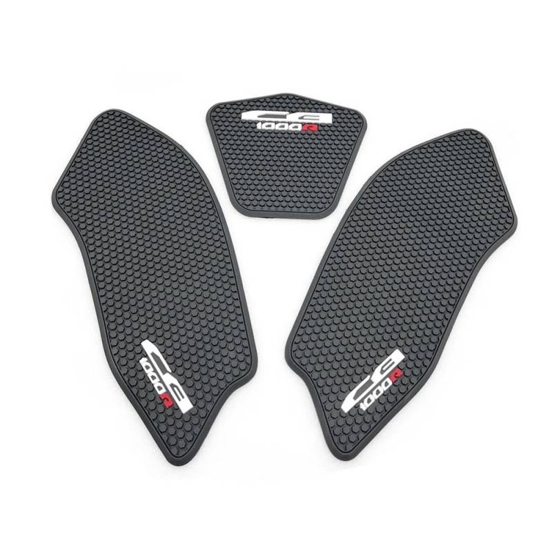 Motorrad Kraftstoff Tank Pads Seitliches Tankpad Tankpads Schutzaufkleber Kniegriffpad Passend für Motorrad für Ho&nda CB1000R CB1000 R 2021 2022 2023 von QBDURMGK