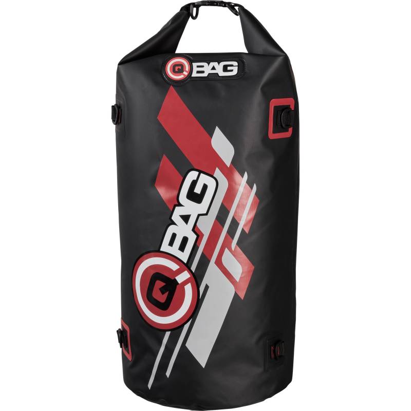 QBag Gepäckrolle wasserdicht Ocean Bag 50 Liter schwarz/grau/rot von QBag