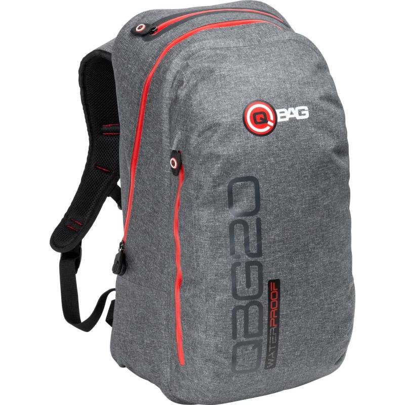 QBag Rucksack 12 wasserdicht grau 20 Liter Stauraum von QBag