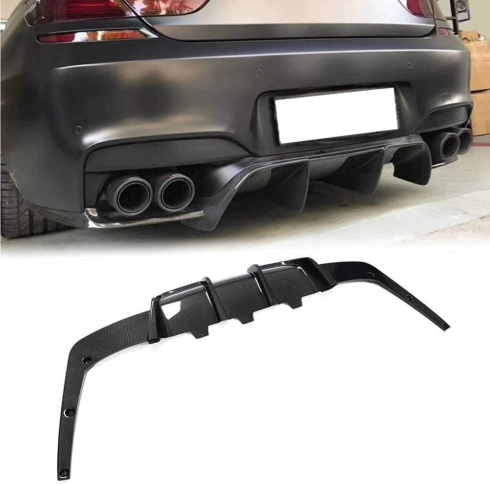 Auto Heckdiffusor Heckstoßstange für BMW 6 Series F13 Coupe M Sport M6 2013-2018, Heckstoßdämpfer Diffusor Lippe, Heckschürzen Heckspoiler Diffusor-Splitter Anti-Kratz Anti-kollision von QCHIAN