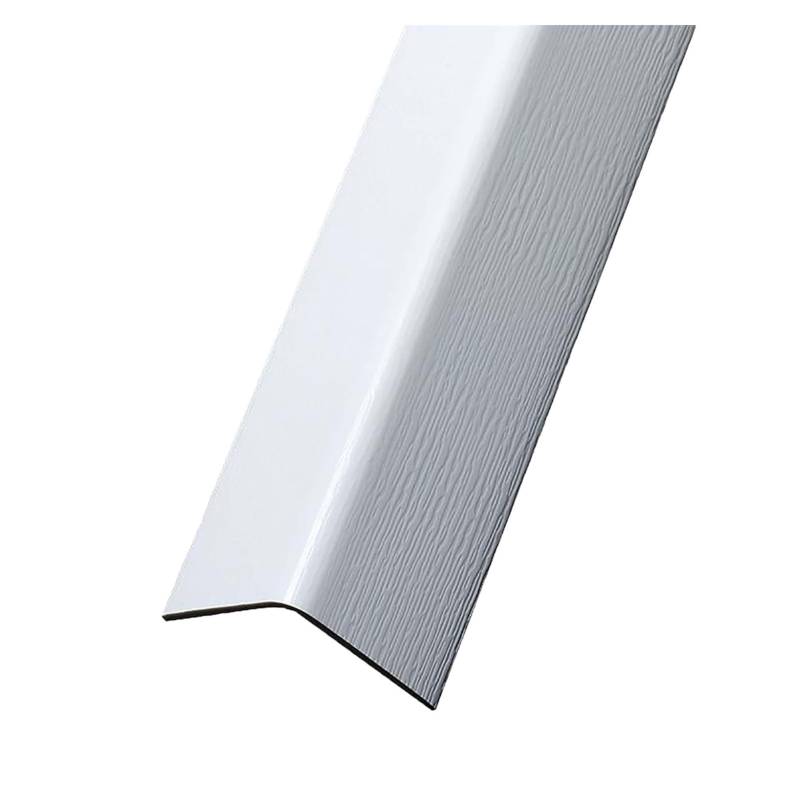 Eckenschutzwand Eckenschutzwand PVC-Eckschutz, Kantenschutz, Eckkanten-Zierstreifen, selbstklebender Schutzwinkel for Schränke mit Keramikfliesen und Tapeten(White Coarse Lines,110x3.6cm) von QCKNKMGG