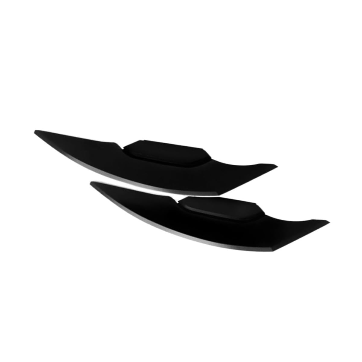 Panzer-Schutz-Papier, Tank-Papier, 1 Paar Universal Motorrad Winglet Aerodynamischer Spoiler Dynamischer Flügel Dekoration Aufkleber for Motorrad Roller Motorrad Winglet(Black) von QCKNKMGG