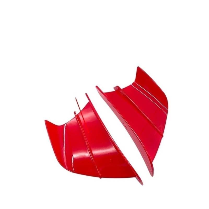 Panzer-Schutz-Papier, Tank-Papier, Universal 2PC Motorrad Winglet Aerodynamische Spoiler Flügel Motorrad Dekoration Aufkleber Motorrad Winglet(R) von QCKNKMGG