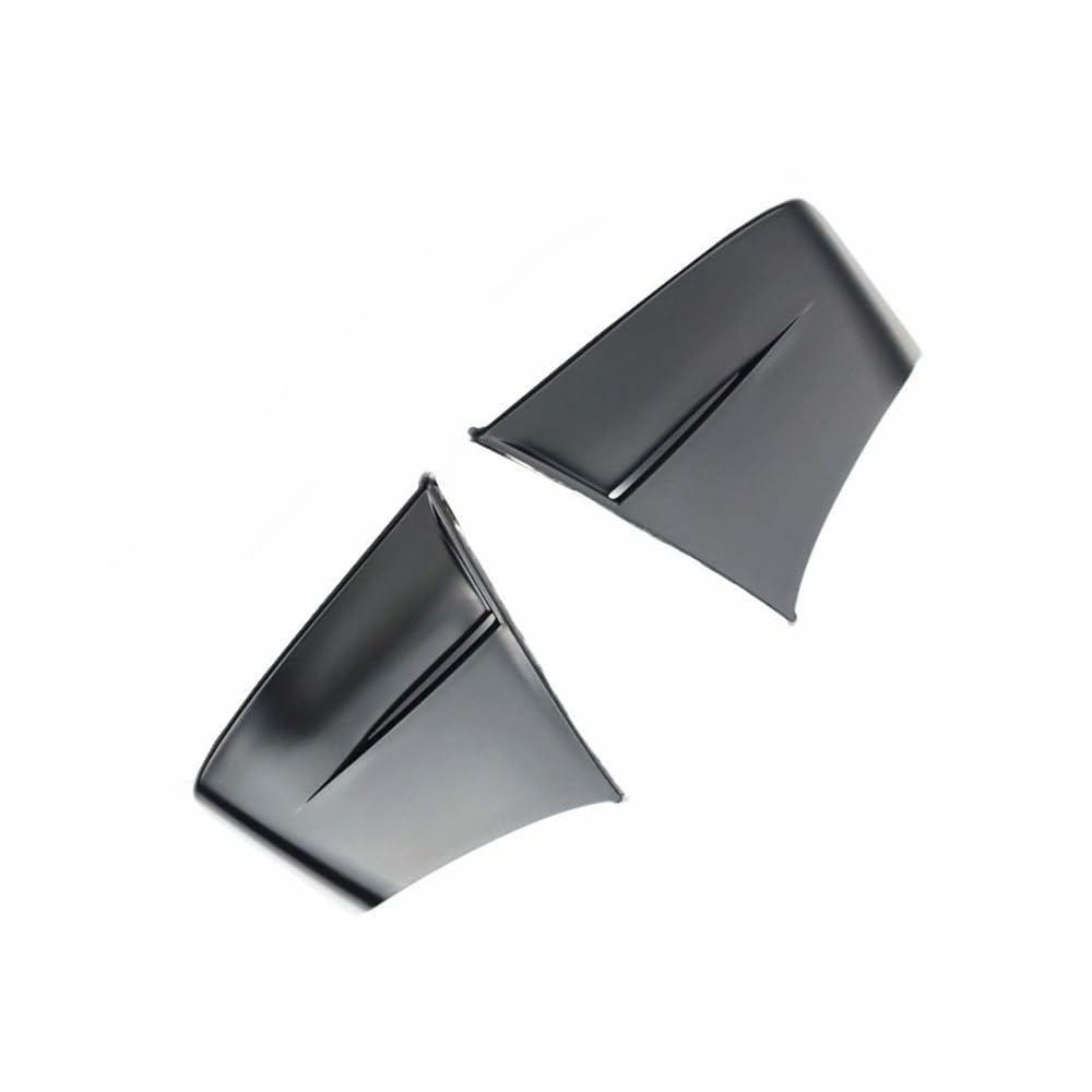 Panzer-Schutz-Papier, Tank-Papier, Universal Motorrad Winglet Aerodynamischer Spoiler Wing Kit Motorrad Dekoration Aufkleber Motorrad Winglet(Bright Black) von QCKNKMGG