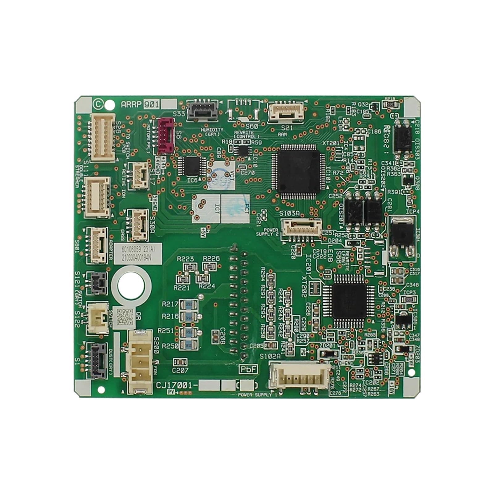 Luftreiniger-Leiterplattenbaugruppe PCB CJ17001-1 2P484785-1, Kompatibel Mit Daikin, ACK70U-W MCK70VJ-W MCK70WBK-W MCK70WBK-W(CJ17001-1 2386793) von QCKRTAU