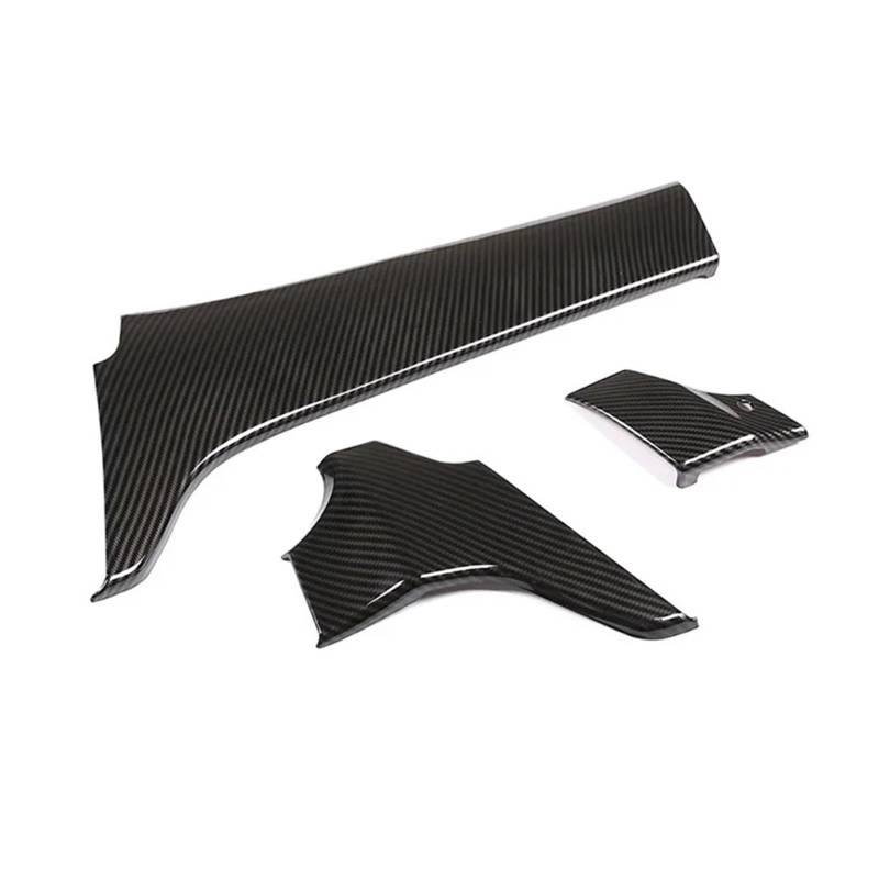 Korn Innere Mittelkonsole Armaturenbrett Abdeckung Aufkleber Trim Kompatibel for Mercedes Benz GLE 350 GLS 400 2016-2019 LHD ABS Carbon Faser von QCUMEWAJ