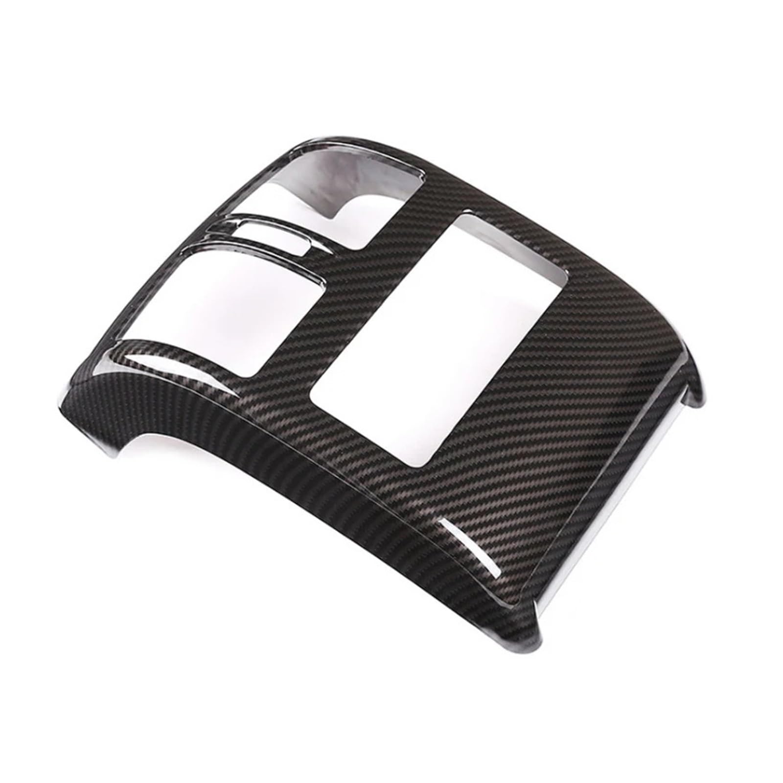 Mittelkonsole hinten Klimaanlage Entlüftungsabdeckung Schutzverkleidung Kompatibel for Mercedes Benz GLK X204 2008-2015 Auto Carbon Textur von QCUMEWAJ