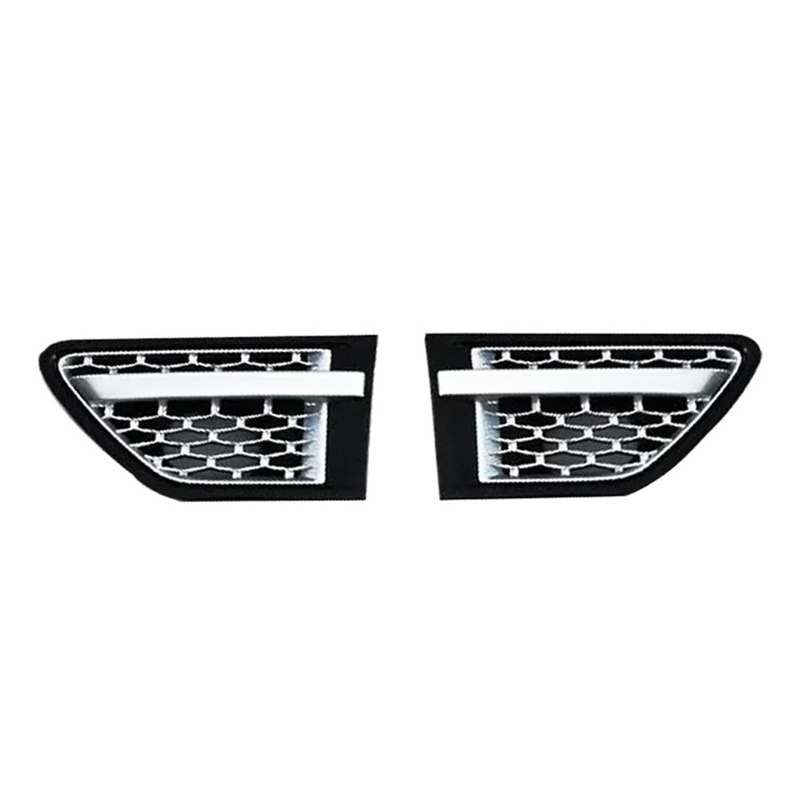 QCUMEWAJ Autokotflügel-Seitenlüftungsgitter-Abdeckung, Kühlergrill-Zierleiste, Kompatibilität: Land Rover Range Rover Sport L320 2010–2013(Style2) von QCUMEWAJ