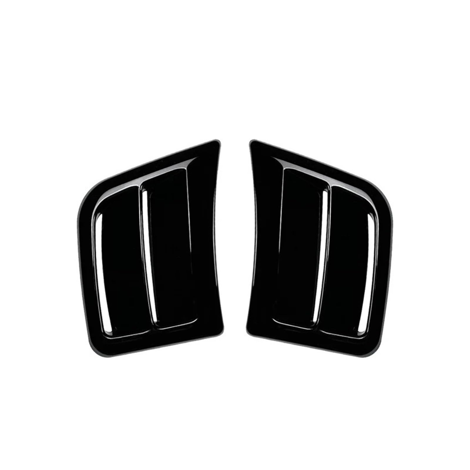 QCUMEWAJ Paar Frontstoßstange Seitliche Lüftungsschlitze Verkleidung Autozubehör Kompatibel for Subaru Impreza WRX STI 2008 2009 2010 2011 2012 2013 2014(Black) von QCUMEWAJ