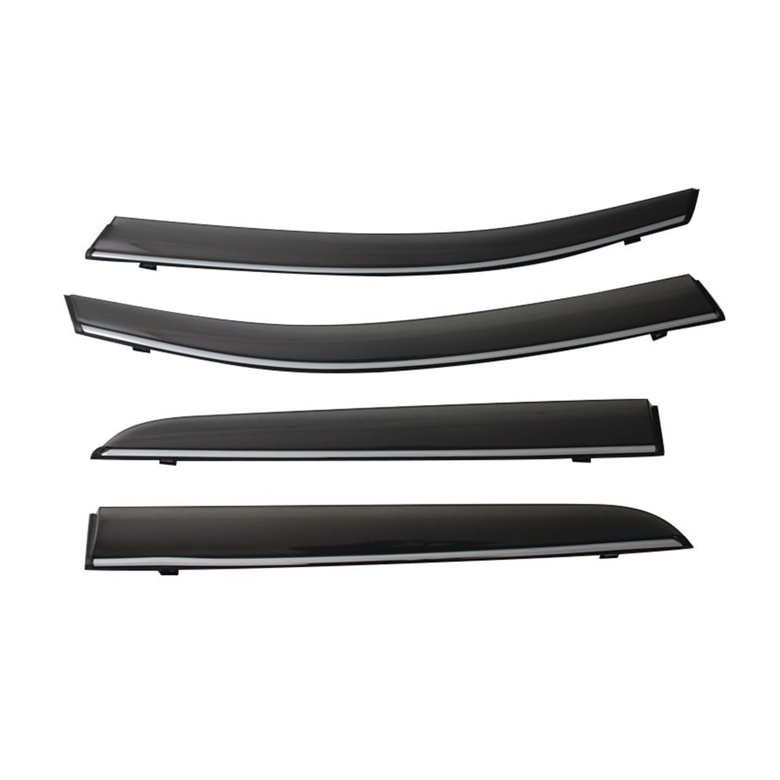 QCUMEWAJ Seitenfenster-Windabweiser Kompatibel for Toyota Camry XV70 2018 2019 2020 2021 2022 2023 Wetterschild Regen Sonnenschutz Türvisier Auto-Stylings von QCUMEWAJ