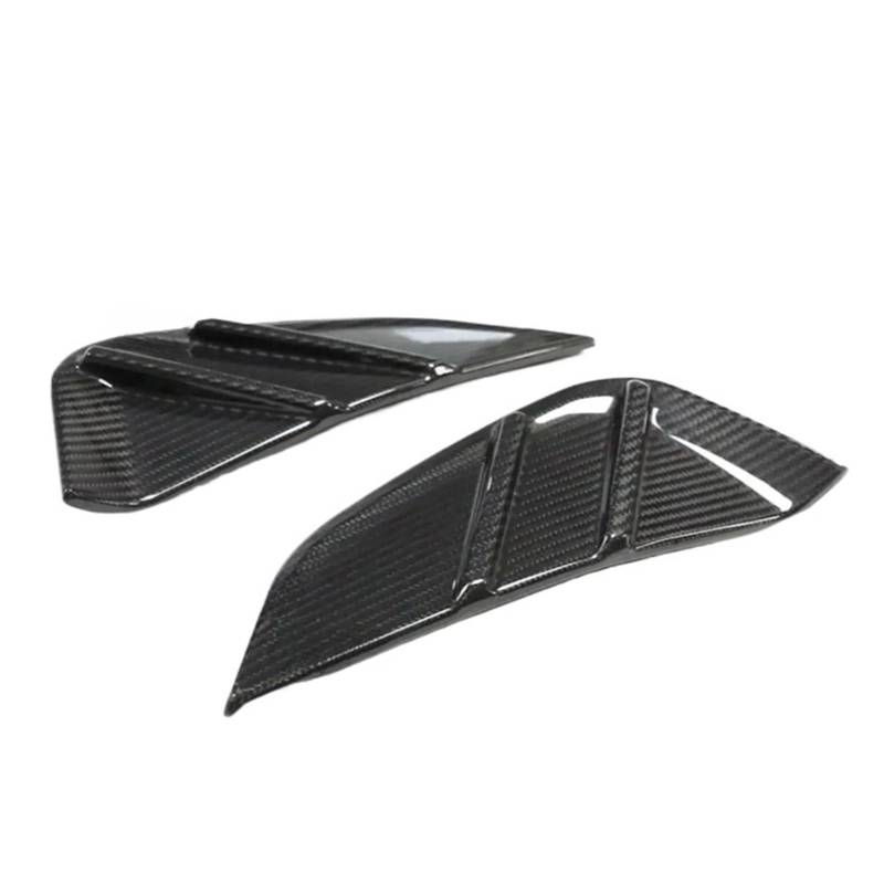 QCUMEWAJ Vorderseite Kotflügel Air Vent Abdeckung Rahmen Trim Kit Kompatibel for BMW G80 M3 2021-2024 Carbon Faser von QCUMEWAJ