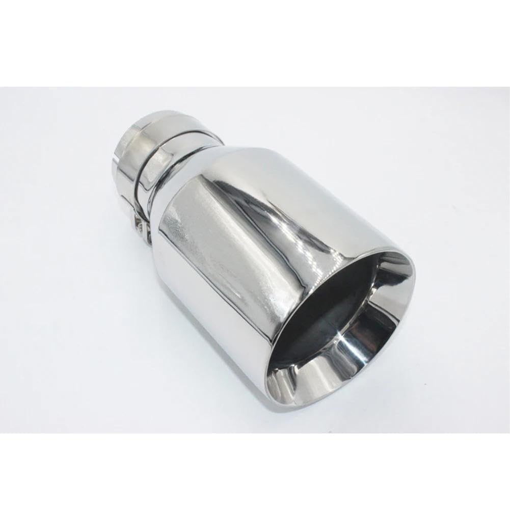 QCxMpC Edelstahl Universal Auto Auspuff Schalldämpfer Tail Throat Auspuff Tip Rohr, für E90 W222 von QCxMpC