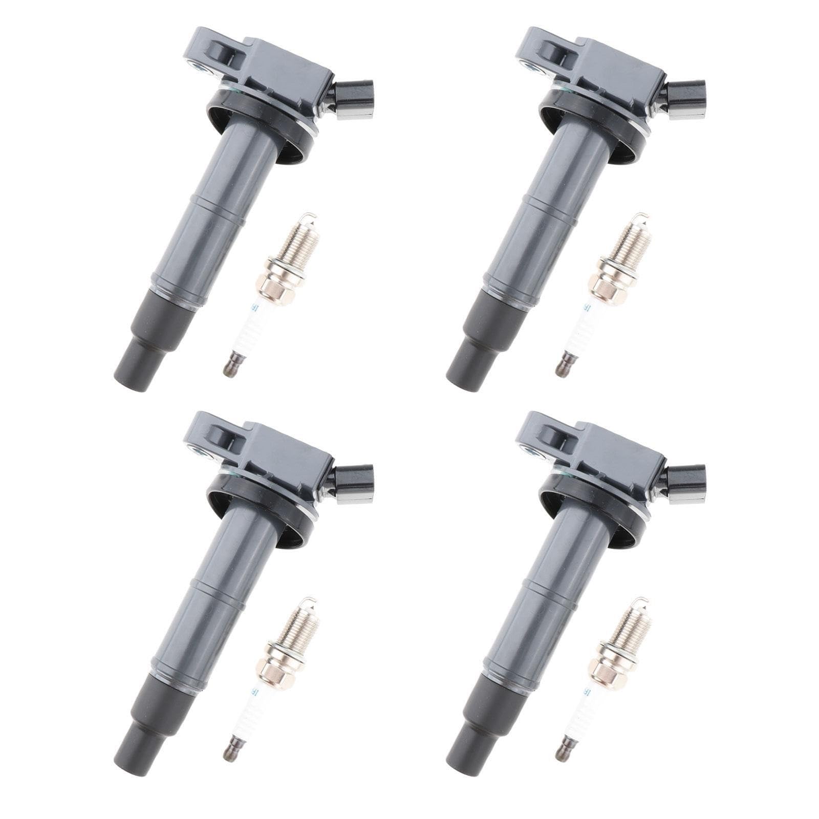 4 Zündspulen 4 Zündkerzen 5C1757 Kfz-Zubehör Ersatzteil Ngk_7092 / Passend for Toyota Camry L4 2.4L Hybrid 2009-2010 Zündspulenpaket 4 Zündspulen 4 Zündkerzen 5C1757 Kfz-Zubehör Ersatzteil Ngk_7092 / Passend for Toyota Camry L4 2.4L Hybrid 2009-2010 Zündspulenpaket von QDEIDEDT