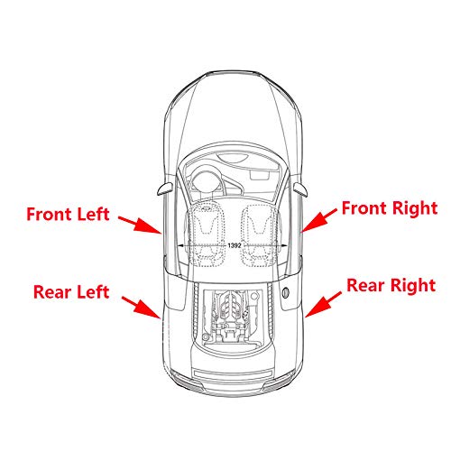 Außengriff Türgriff Vorderer Linker Türgriffe/Passend for Mercedes-Benz S-Klasse W221 S300 S350L S500 S600 2006-2013 Außentürgriffe Keyless Go Auto-Außentürgriff(1 PCS Front Left) von QDEIDEDT