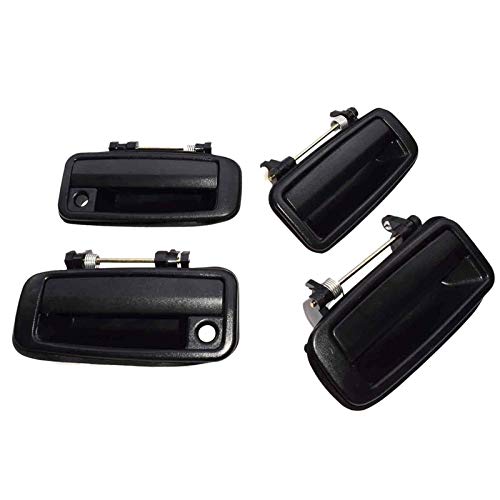 Außengriff Türgriff Vorderer Linker Türgriffe 4 PCS Außen Außentürgriff/Passend for Toyota Corolla 1988-1992 69210-12110 69220-12110 Auto-Außentürgriff von QDEIDEDT