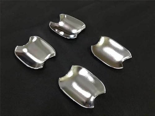 Außengriff Türgriff Vorderer Linker Türgriffe Autoabdeckung/Passend for Volvo XC60 2018 2019 2020 ABS Chrom Außentürgriff Türklinke Cup Bowl Trim 4 Stück/Set Auto-Außentürgriff(Bowl trim) von QDEIDEDT