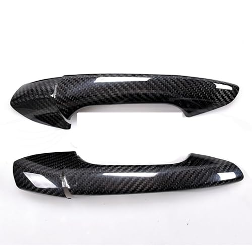 Außengriff Türgriff Vorderer Linker Türgriffe Carbon Fiber 2 Auto-Außentürgriff-Abdeckungen, Zierleisten, externes Zubehör/Passend for Mercedes Benz W204 C-Klasse C250 Coupé 2013 Auto-Außentürgriff( von QDEIDEDT