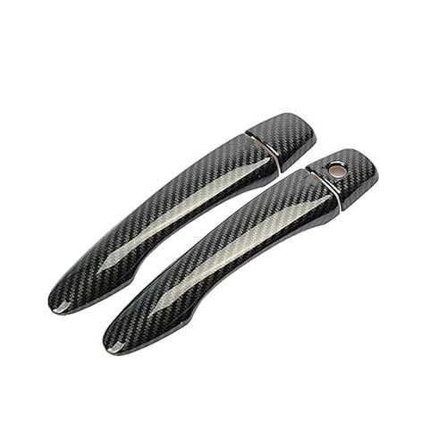 Außengriff Türgriff Vorderer Linker Türgriffe Carbon Fiber Auto Türgriff Abdeckung Trim Aufkleber/Fit for Nissan March Micra 2017-2020 Auto Styling Zubehör Auto-Außentürgriff(2 door 0 button) von QDEIDEDT