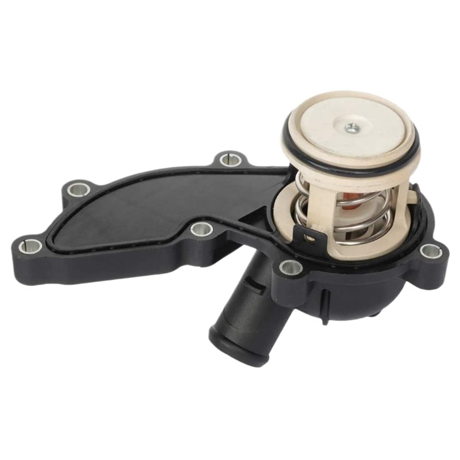 Auto-Thermostat 06E121111G 06E121111D Auto Motor Kühlmittel Thermostat Gehäuse/Fit for Audi A4 A6 A8 2,4 L 3,2 L V6 Thermostat mit Gehäuse und Dichtung von QDEIDEDT