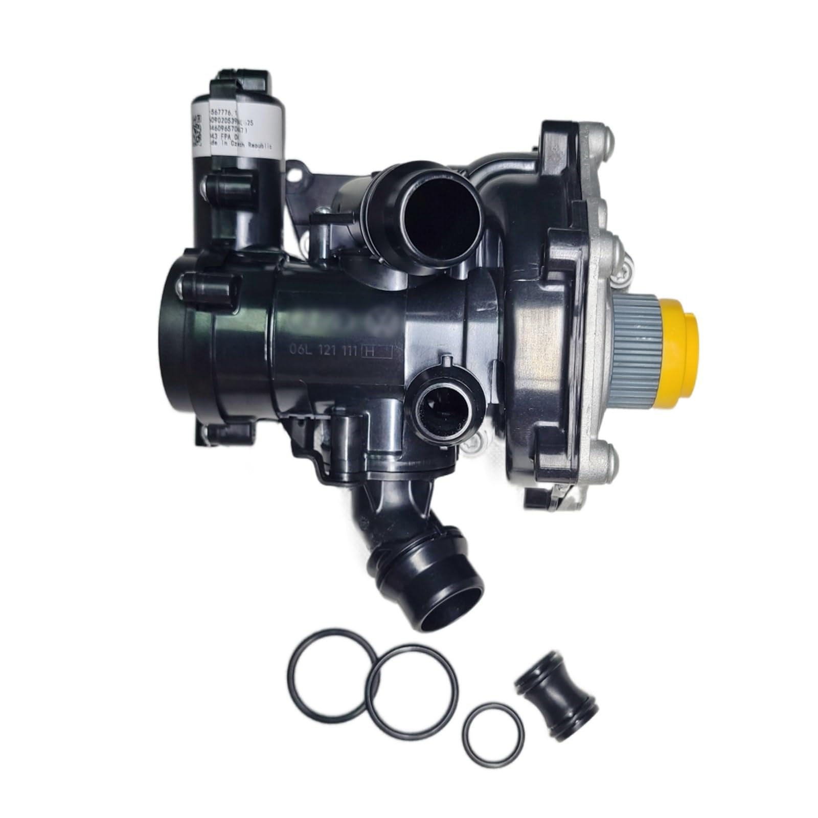 Auto-Thermostat 06L121011F EA888 GEN3 Motor Wasserpumpe Thermostat/Fit for Audi A3 A4 A5 A6 A7 Q5 VW Golf MK7 neue Tiguan Passat B8 06L 121 600 H Thermostat mit Gehäuse und Dichtung von QDEIDEDT