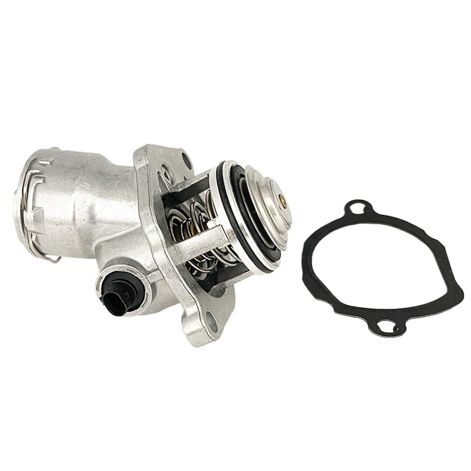 Auto-Thermostat 2722000415 Auto Motor Kühlmittel Thermostat Montage/Fit for Mercedes ML350 C300 C350 E350 R350 C280 2722000115 2722000015 Thermostat mit Gehäuse und Dichtung von QDEIDEDT