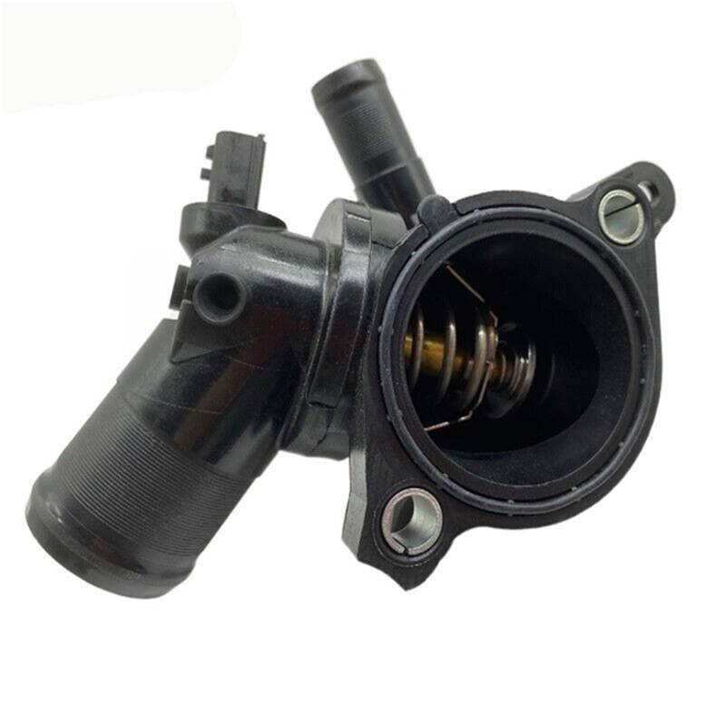 Auto-Thermostat 95 °C Thermostat/Passend for DACIA MERCEDES-BENZ RENAULT NISSAN Thermostatabdeckung Autozubehör 110617089R 110619413R Thermostat mit Gehäuse und Dichtung von QDEIDEDT