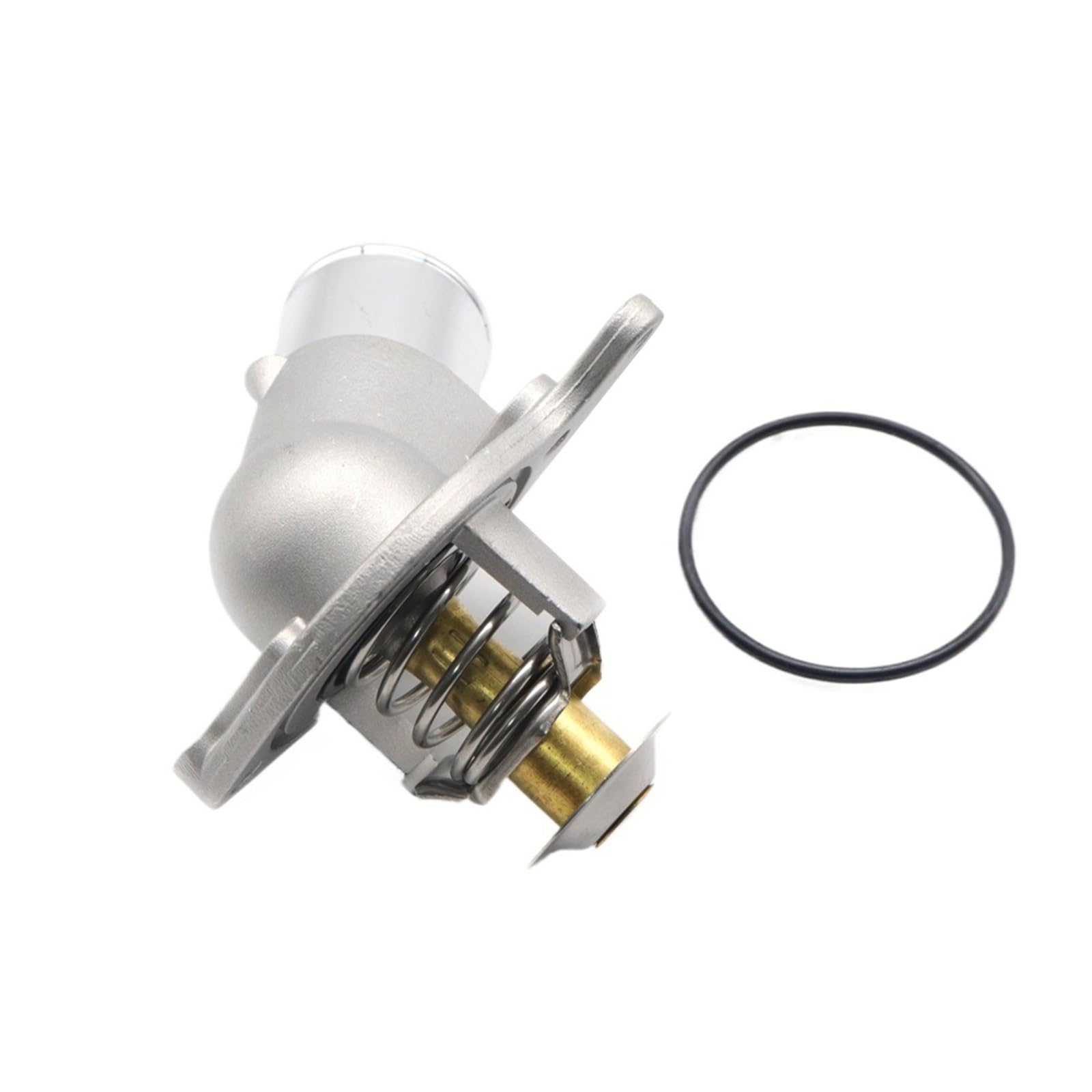 Auto-Thermostat Auto 12571261 Motorkühlung Kühlmittel Thermostat & Gehäuse mit Dichtung/Passend for GMC Envoy Sierra Chevy Tahoe Silverado Cadillac Isuzu Thermostat mit Gehäuse und Dichtung von QDEIDEDT