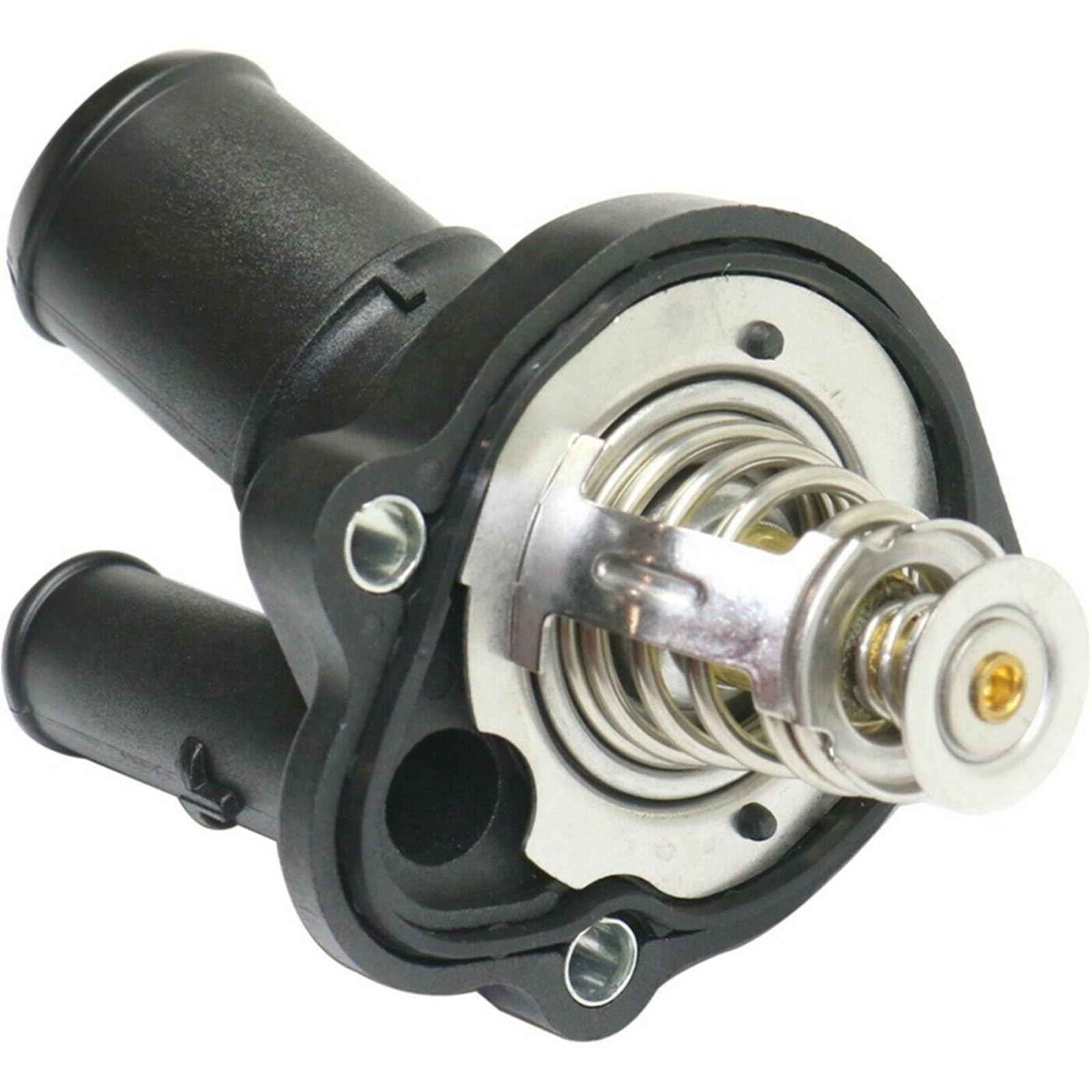 Auto-Thermostat Auto Motor Kühlmittel Thermostat Gehäuse Ersatz/Fit for Pickup Ford Ranger Focus Escape 3M4Z-8575-B 3M4Z8575B Thermostat mit Gehäuse und Dichtung von QDEIDEDT