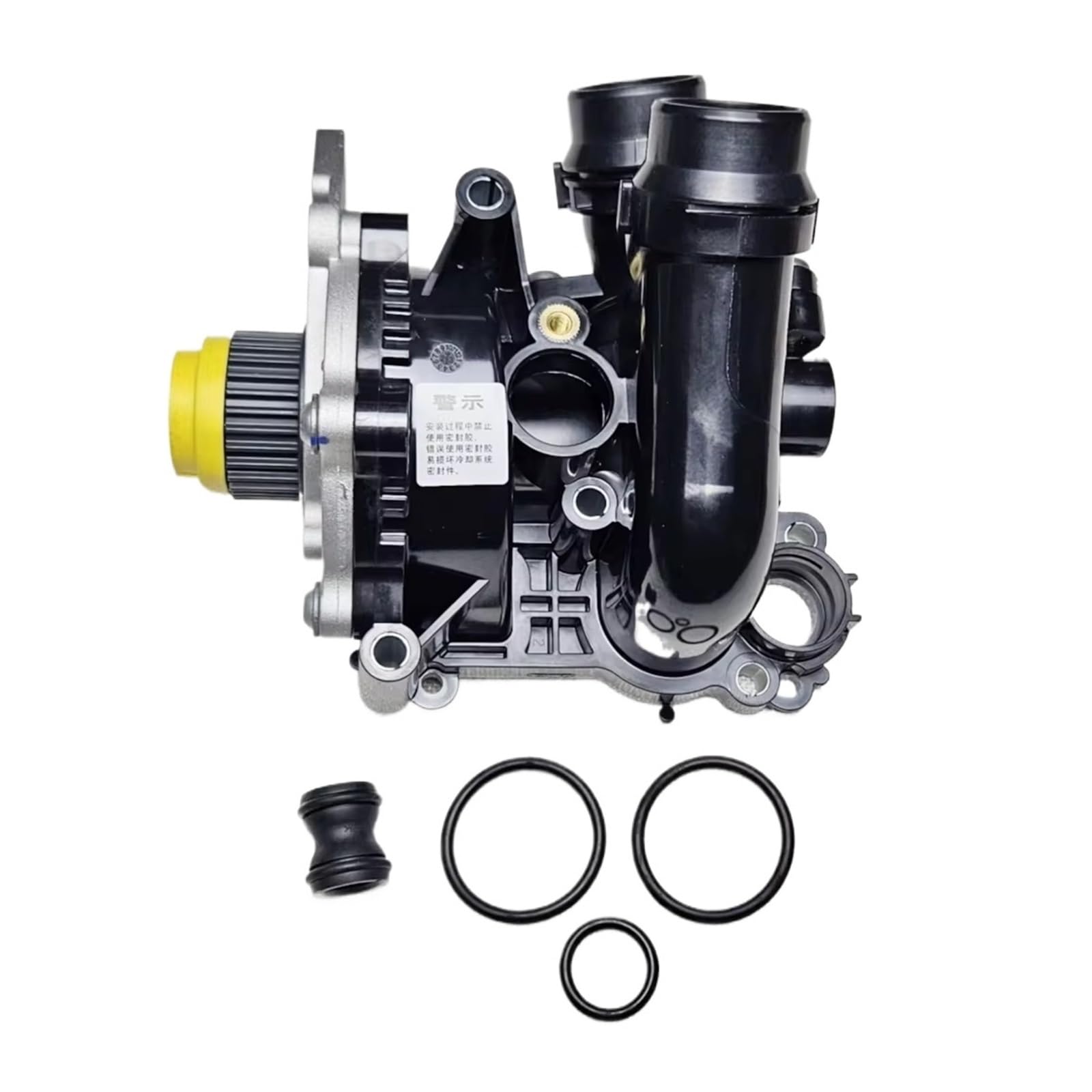 Auto-Thermostat Auto-Wasserpumpen-Reparatursatz/Passend for VW Golf Jetta GLI GTI MK6 Passat B7 Tiguan CC A3 A4 A5 Q3 Q5 TT 1.8T 2.0T 06H121026 06H121026AB. Thermostat mit Gehäuse und Dichtung von QDEIDEDT