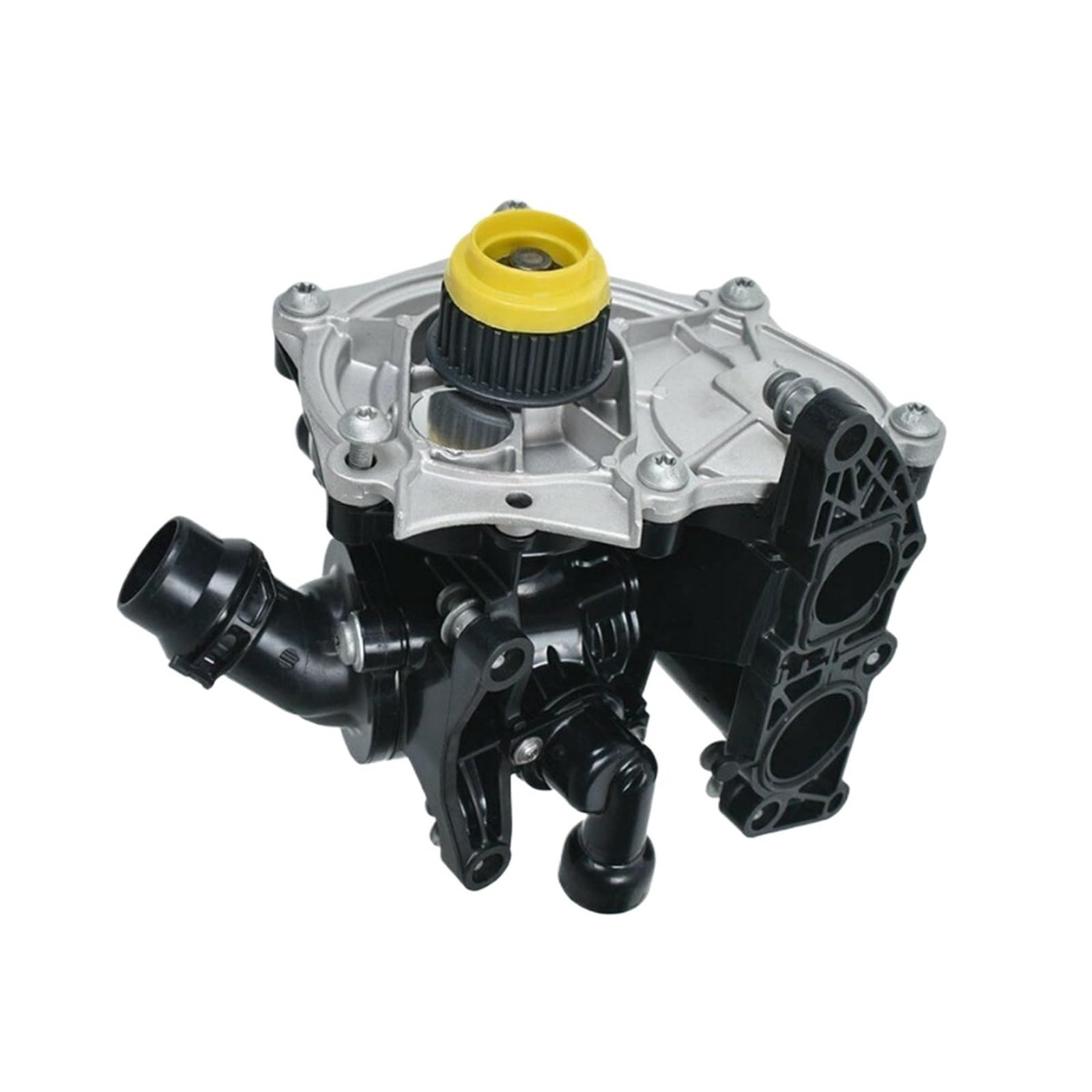 Auto-Thermostat Automotor-Kühlwasserpumpe, passend for VW Käfer 2013–2016, JETTA 2012–2017, Thermostat 06K121011/B/C 06K121111H/M//N/P Thermostat mit Gehäuse und Dichtung von QDEIDEDT